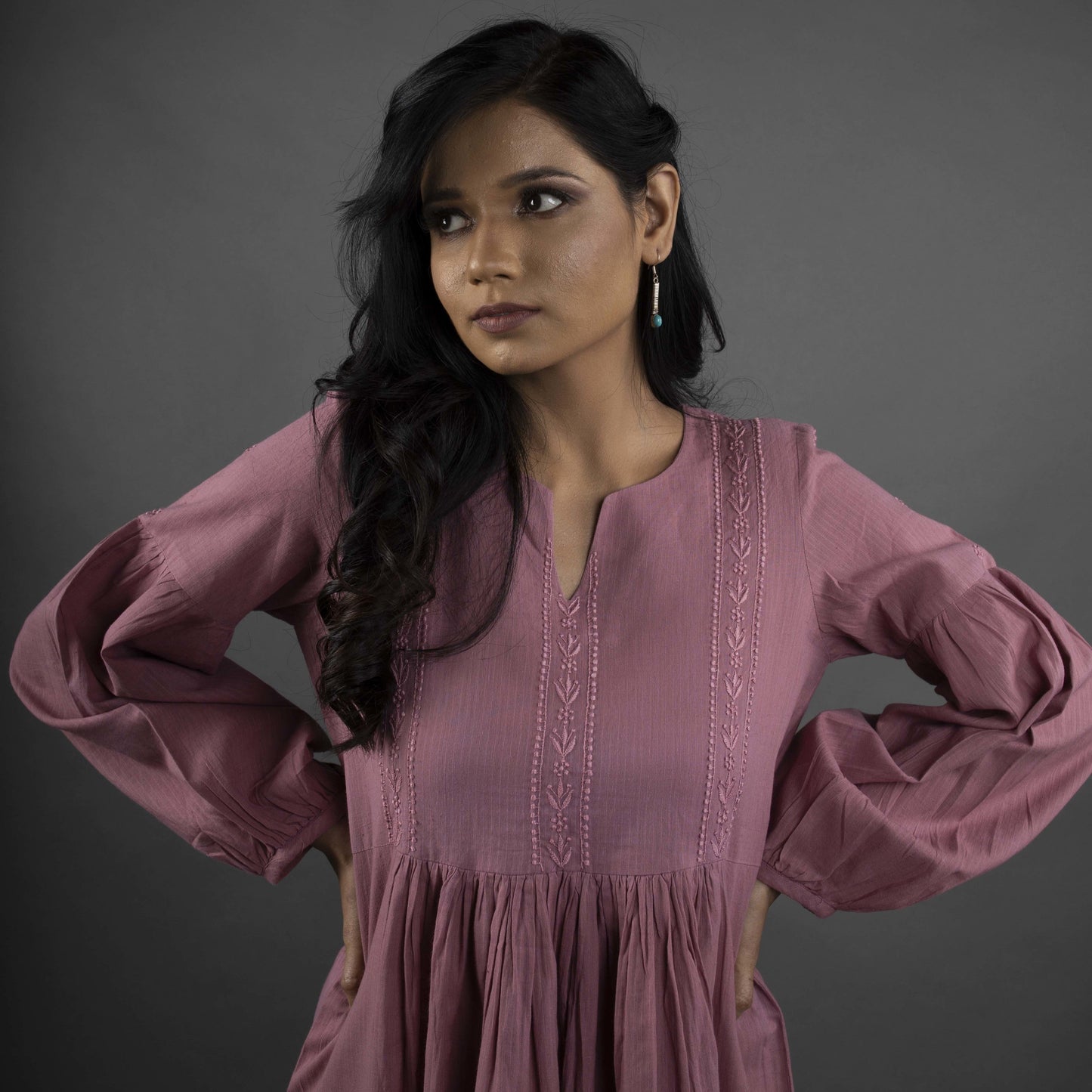 COPPER ROSE SHORT DRESS