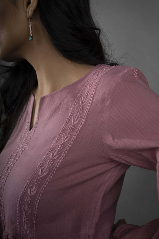 COPPER ROSE SHORT DRESS